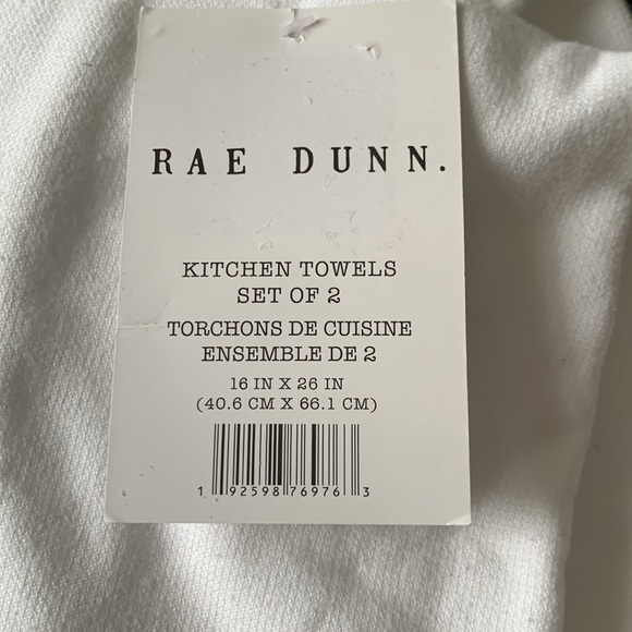 ❤️Rae Dunn kitchen towels❤️ - Picture 6 of 6